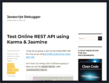 Tablet Screenshot of jsdebugger.com